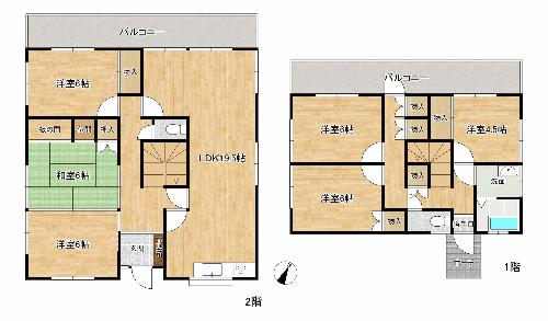 Floor plan for Empty home in Japan