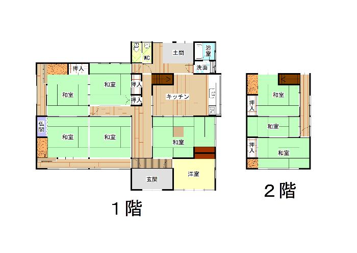 Floor plan for Empty home in Japan