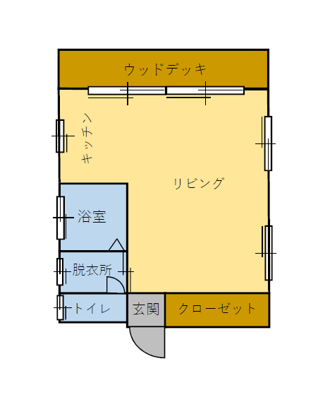 Floor plan for 2010s wood house in Nagasaki