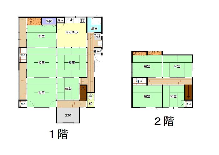 Floor plan for Empty home in Japan