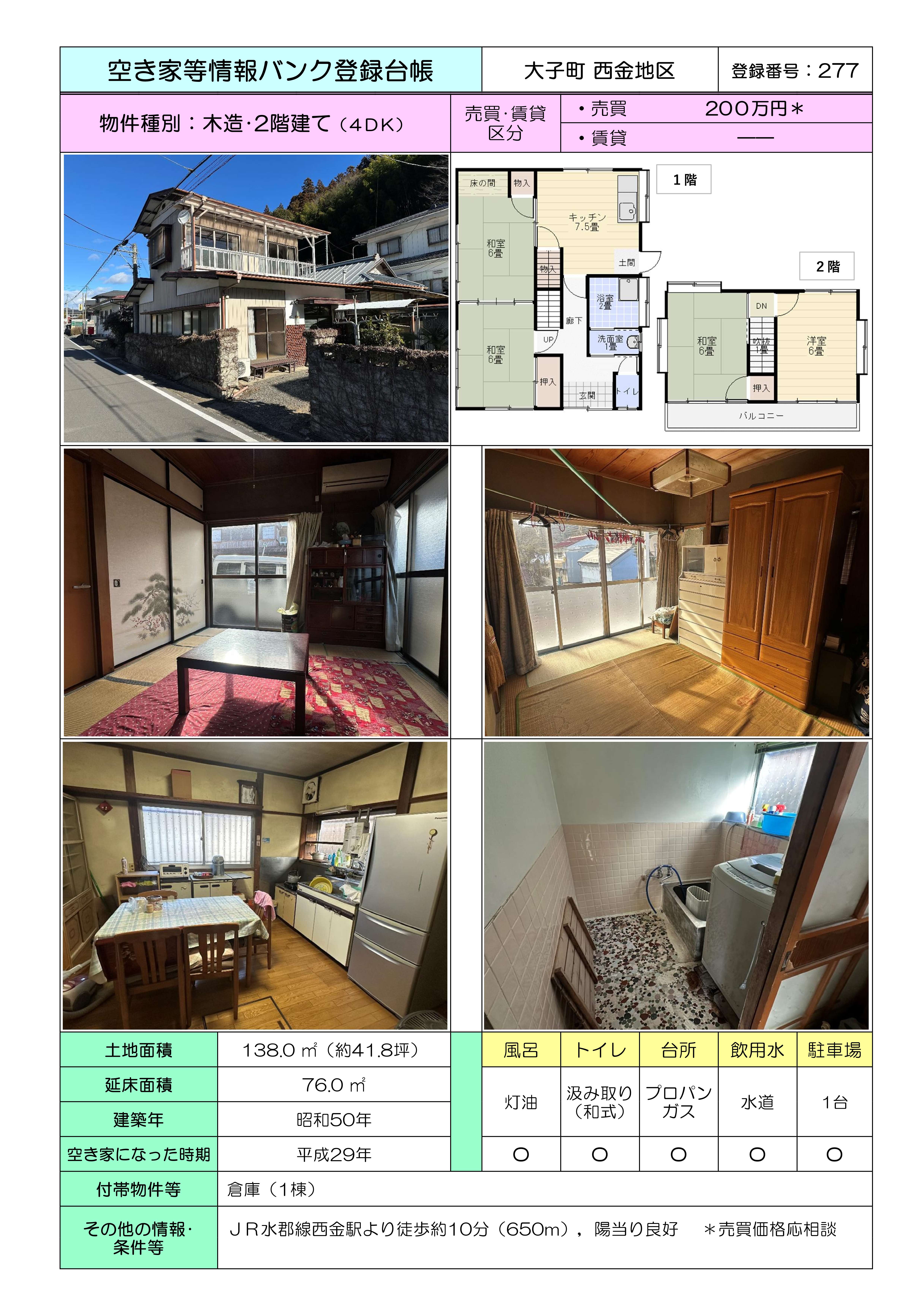 Empty home in Japan