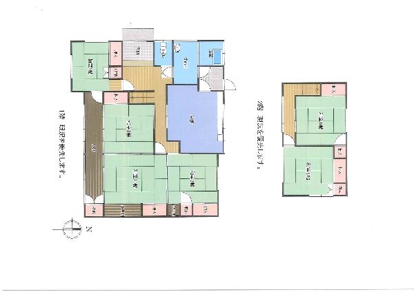 Floor plan for 1980s house in Chikuma