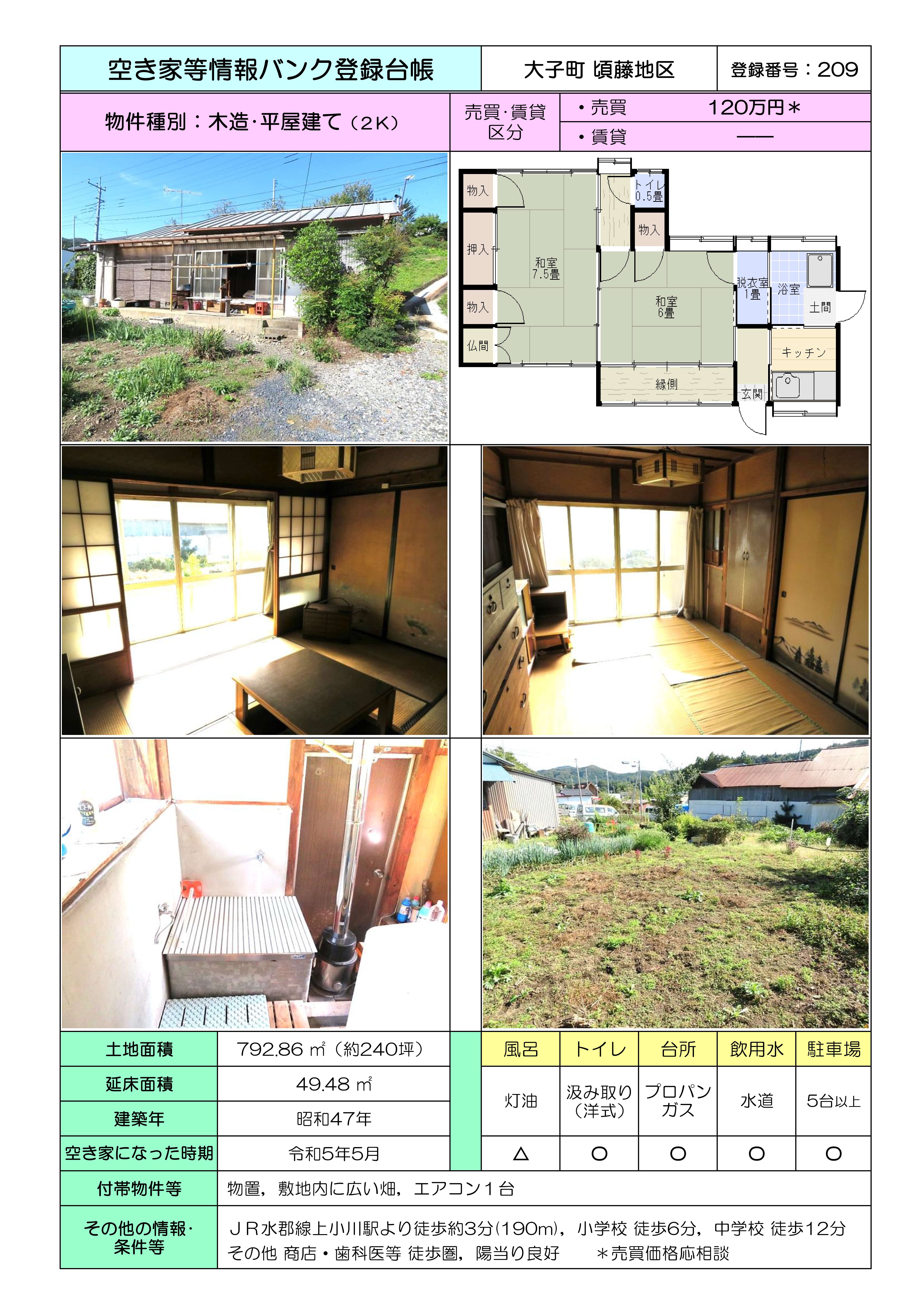 Tonodo, Daigo Town [#209]