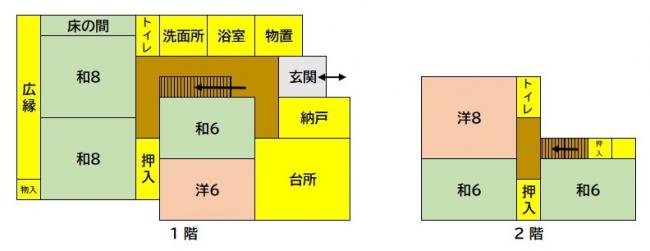 Floor plan for Empty home in Japan