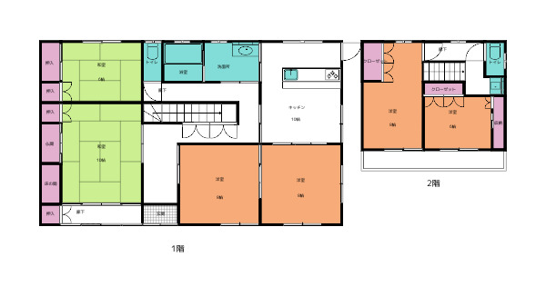 2000s wood house on a large plot in Kagawa