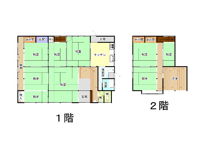 Floor plan for Empty home in Japan