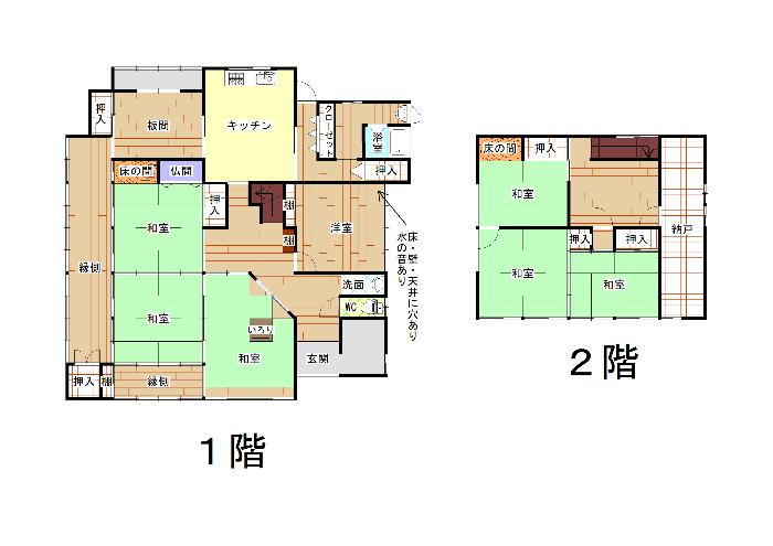 Floor plan for Empty home in Japan