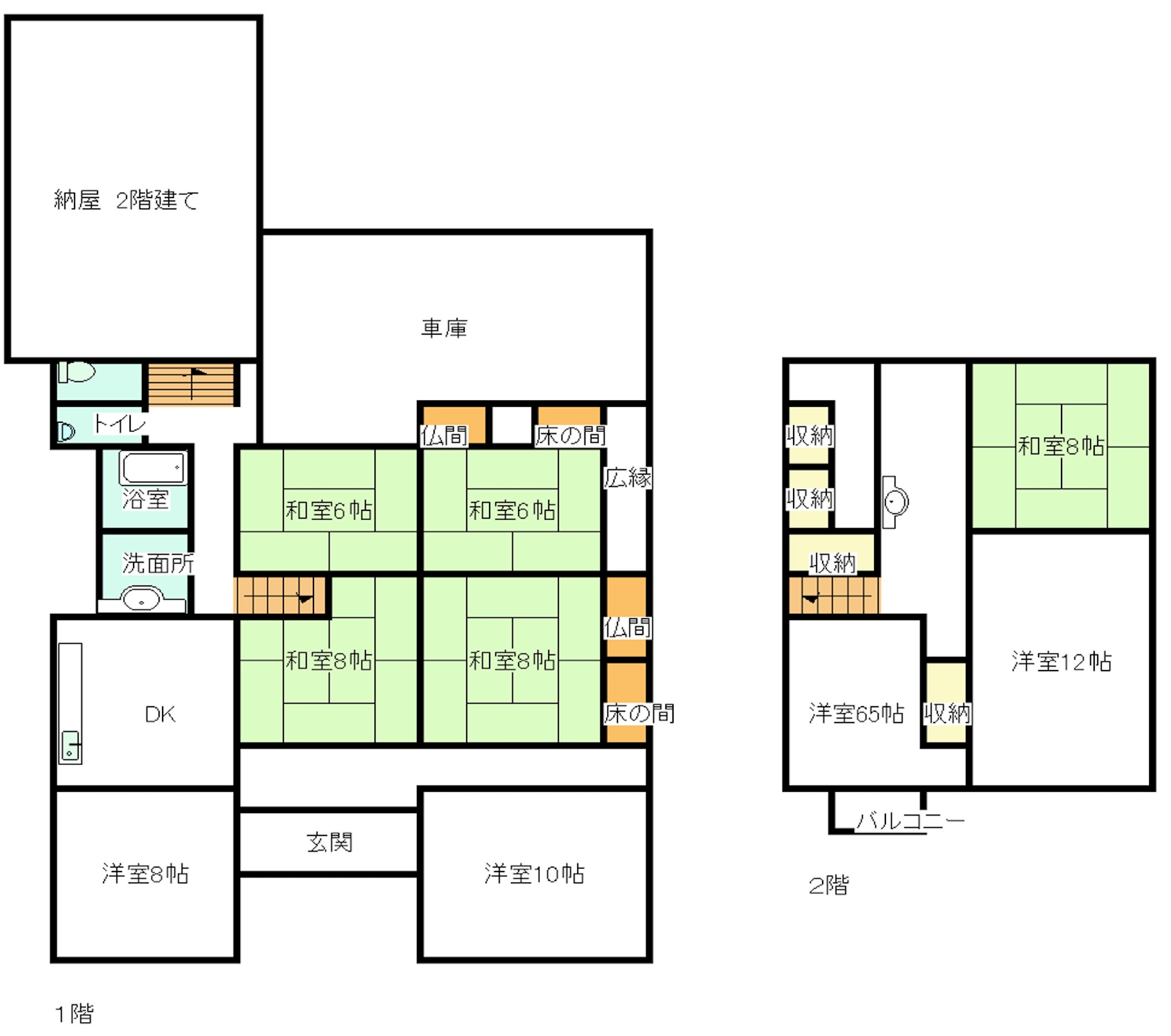 Floor plan for Empty home in Japan