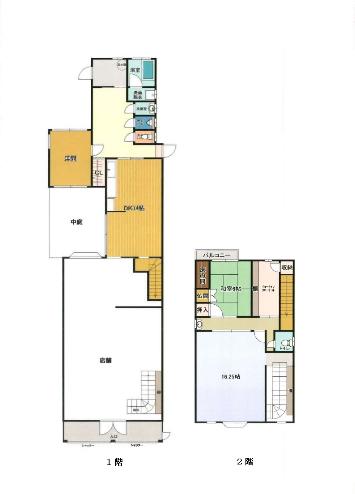 Floor plan for 1920s house in Fukuoka