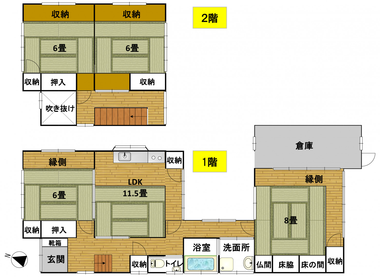 Floor plan for Empty home in Japan