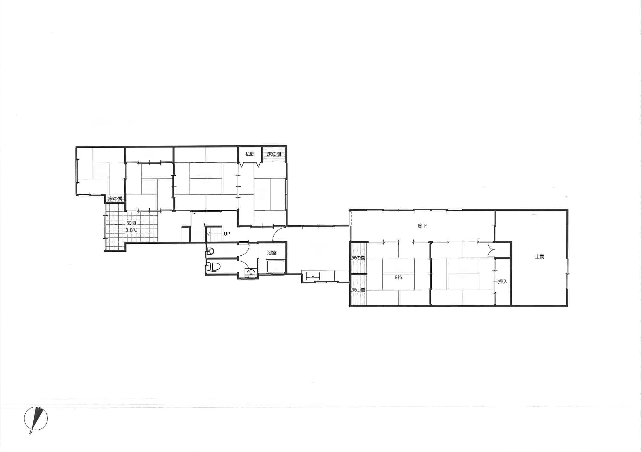 Floor plan for Wood house in Himi