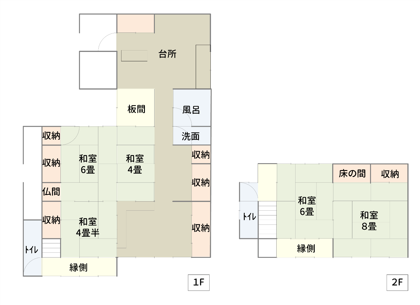 Floor plan for 1920s wood house in Nara
