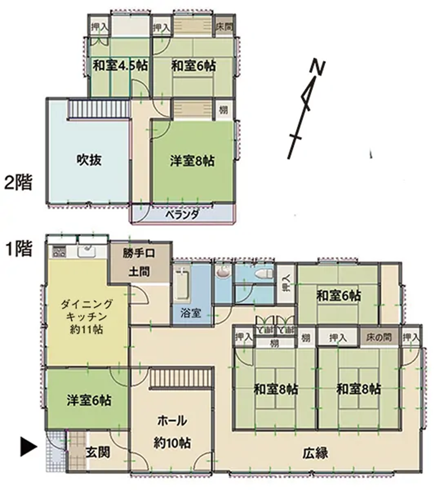 1960s wood house, 11-min walk to station, Iwate