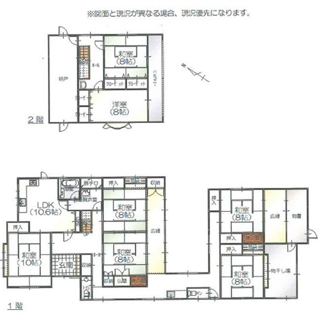 Floor plan for Empty home in Japan