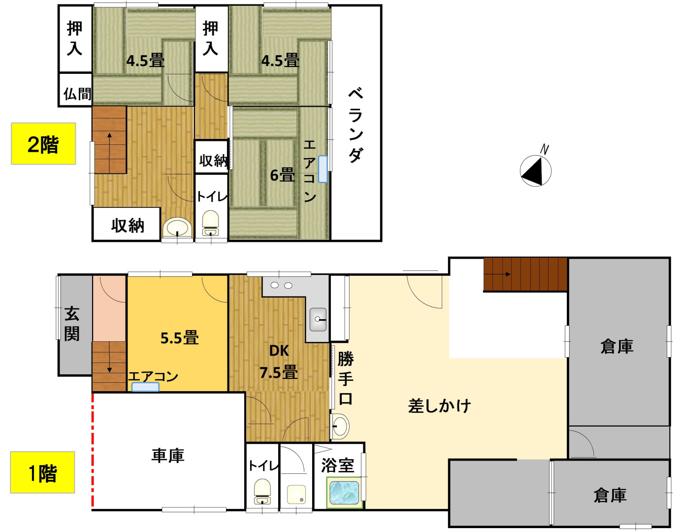 Floor plan for Empty home in Japan