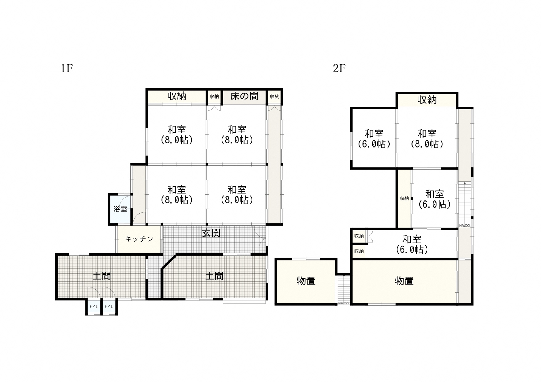 Floor plan for Wood house in Ine, Kyoto