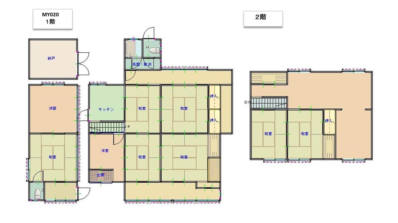 1950s wood house on a large plot in Okayama