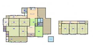 Floor plan for Empty home in Japan