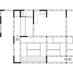 Floor plan for Wood house with outbuildings in Yagi, Nantan
