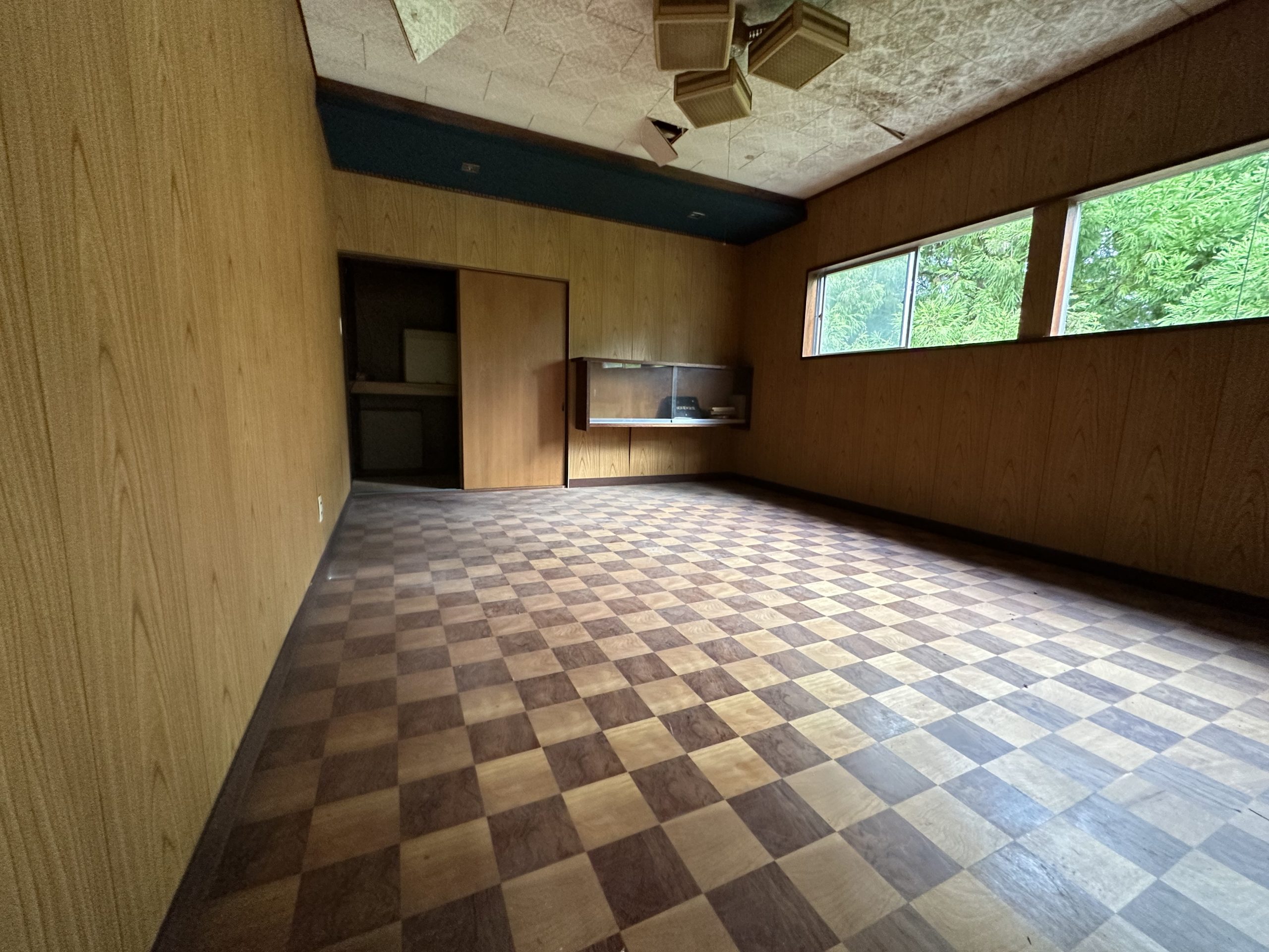 Floor plan for 1950s wood house in Toyama