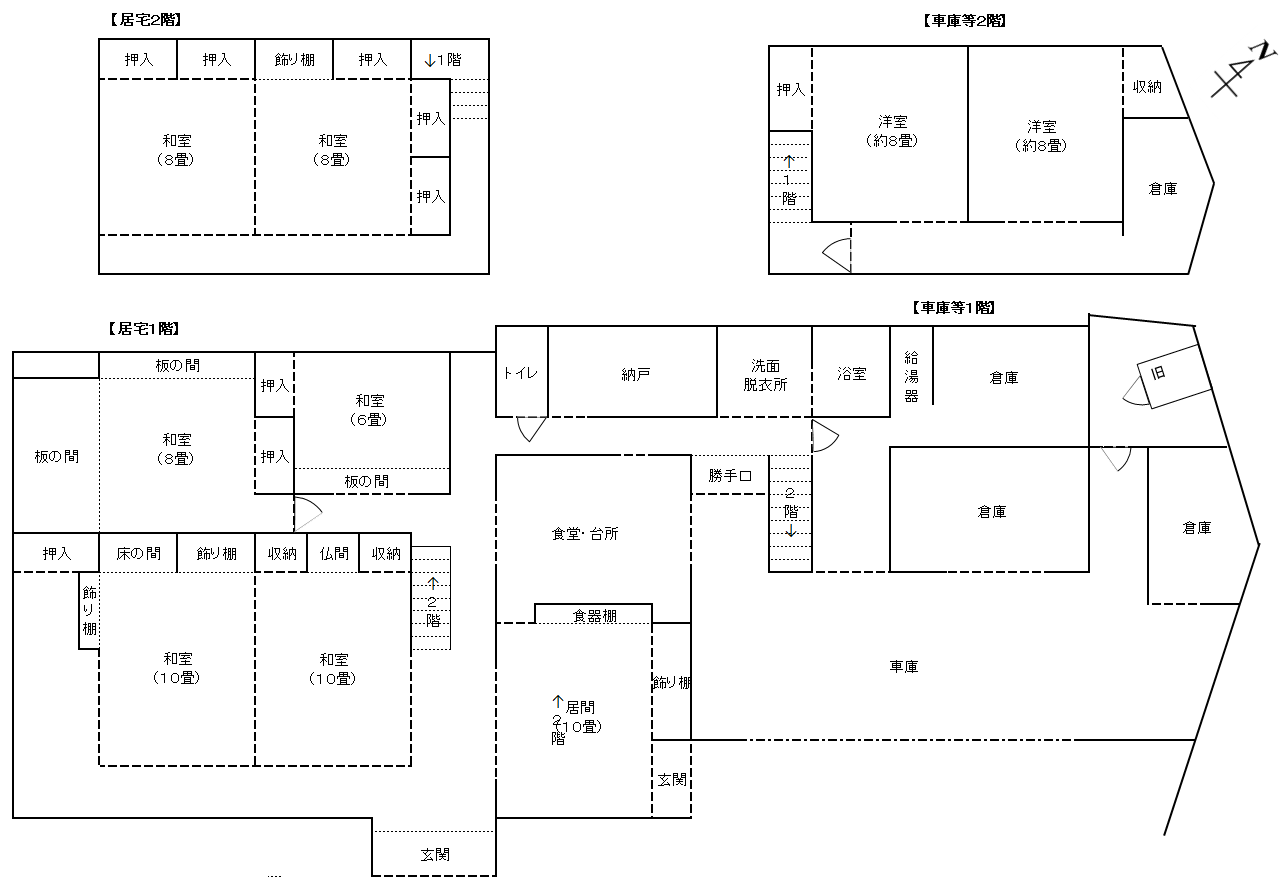 Floor plan for Empty home in Japan