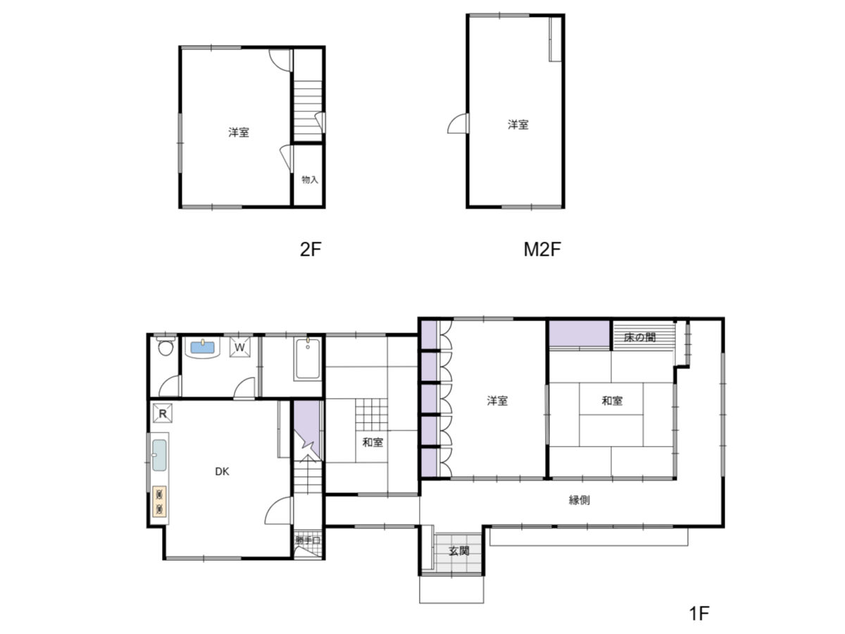 Floor plan for Wood house in Nagano