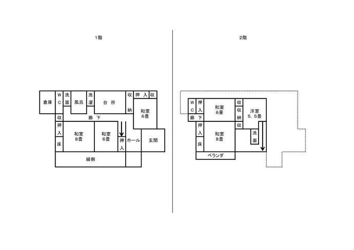 Floor plan for Empty home in Japan
