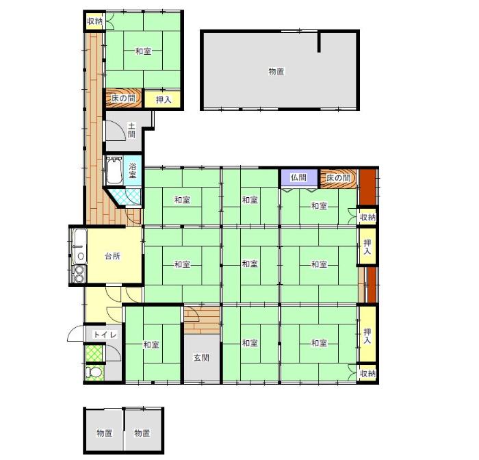 Floor plan for Empty home in Japan