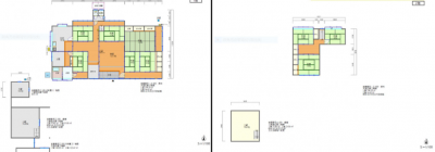 Floor plan for 1960s wood house on a large plot in Niigata