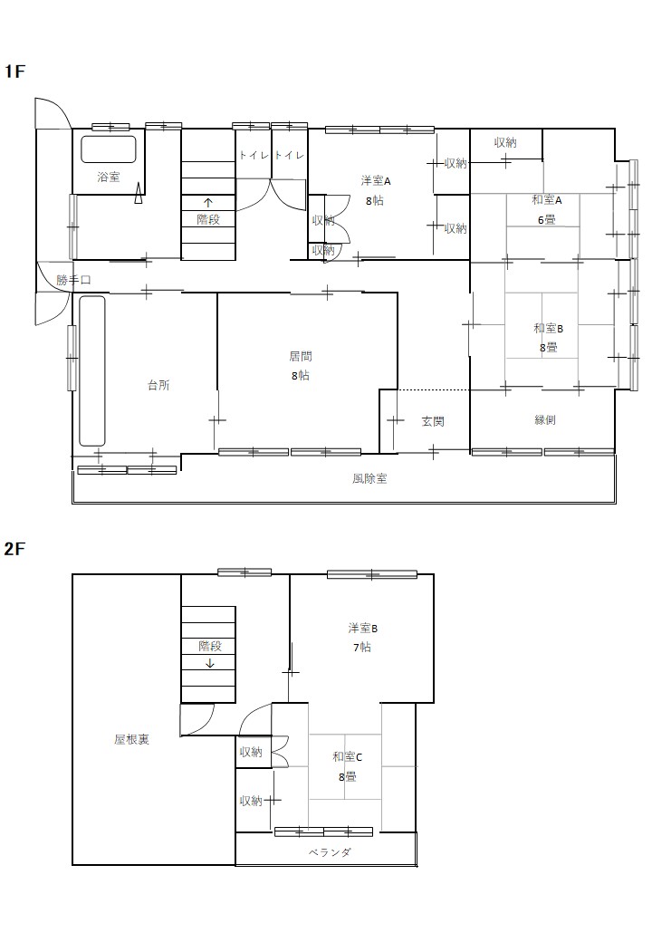 Floor plan for Empty home in Japan