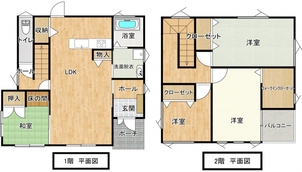 Floor plan for 2010s wood house in Iwate