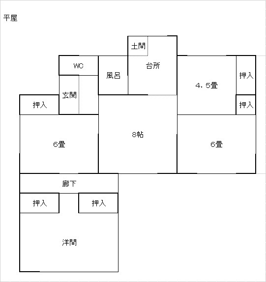 Floor plan for No. 14 (Isobe)