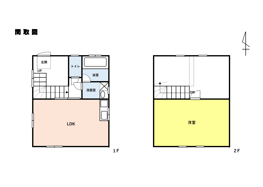 Floor plan for 2000s wood house, 12-min walk to station, Shizuoka