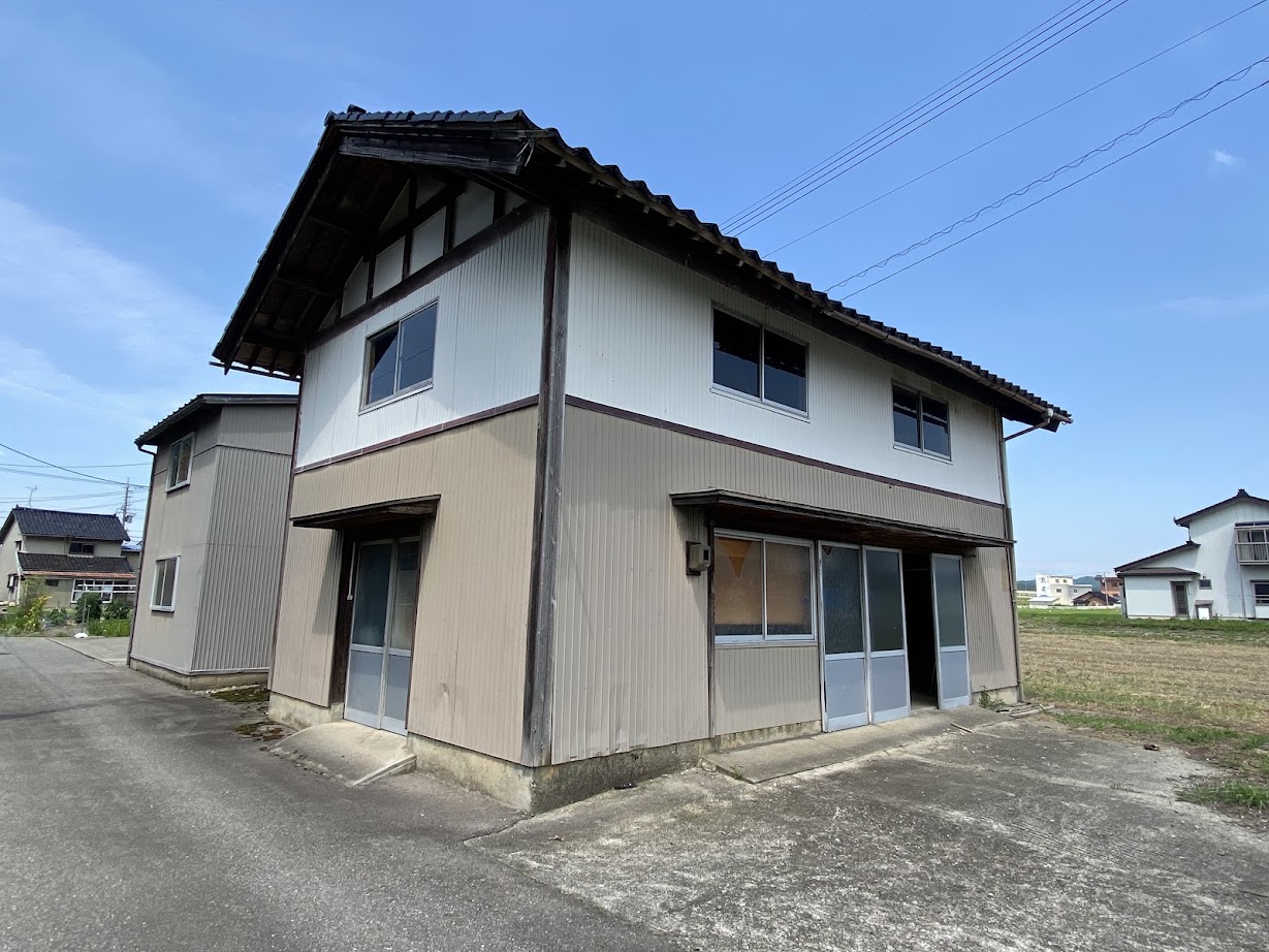 Floor plan for 2000s wood house on a large plot in Toyama