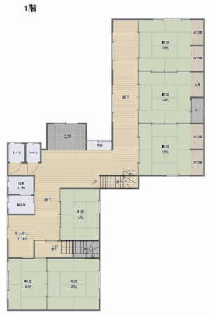 Floor plan for Wood house in Niigata