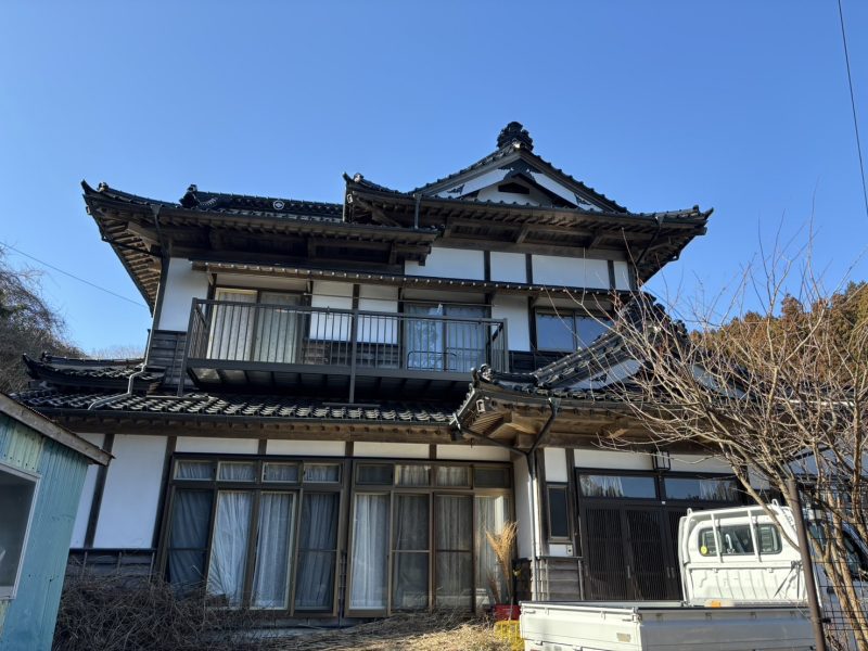 2000s wood house on a large plot in Iwate
