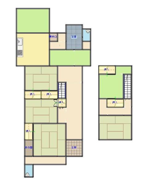 1970s wood house, 5-min walk to station, Kagawa