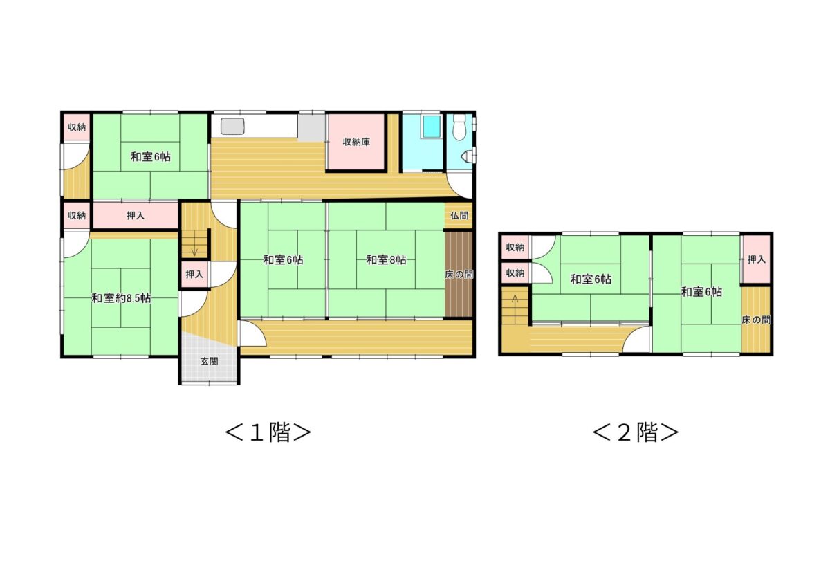 Floor plan for Wood house, 16-min walk to station, Maizuru, Kyoto