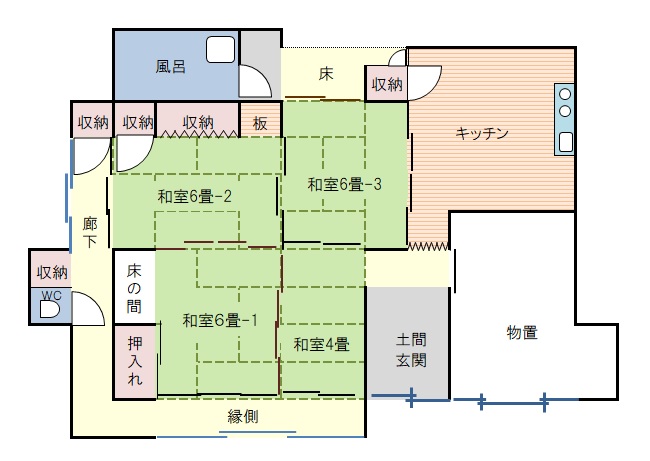 Floor plan for Empty home in Japan