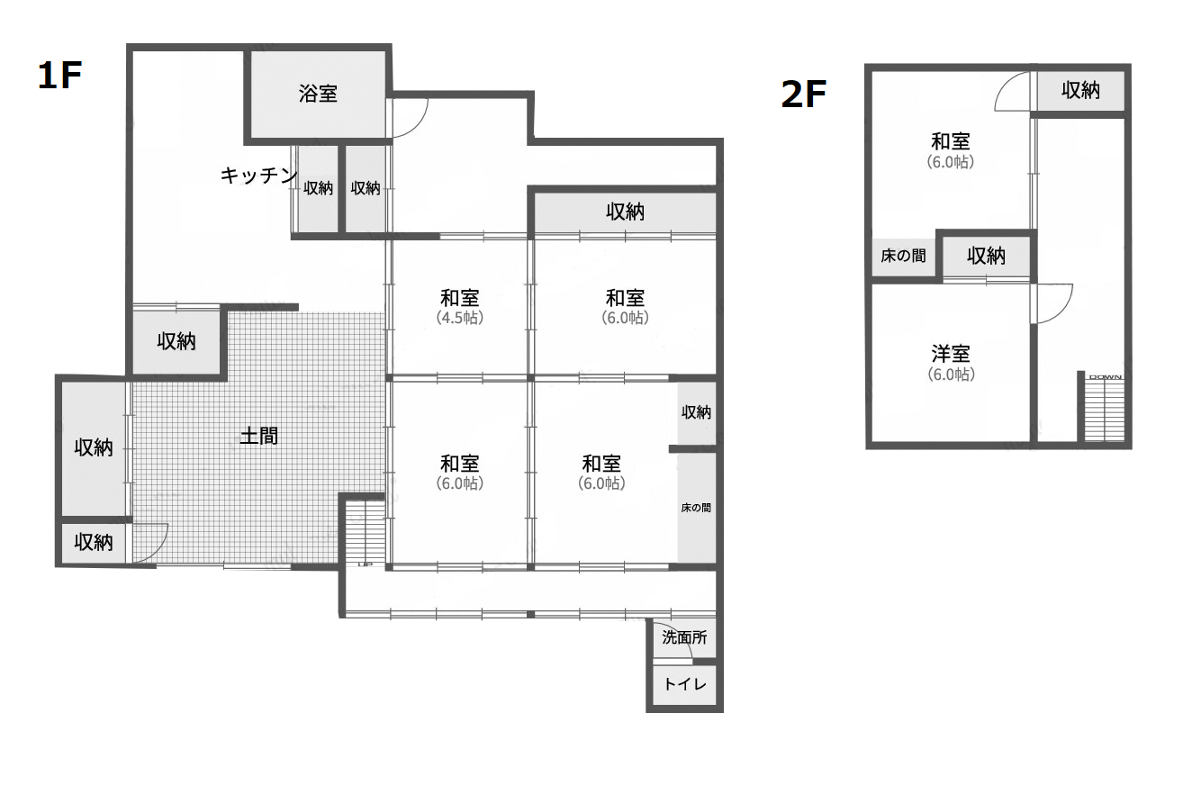 Floor plan for Wood house in Kumamoto