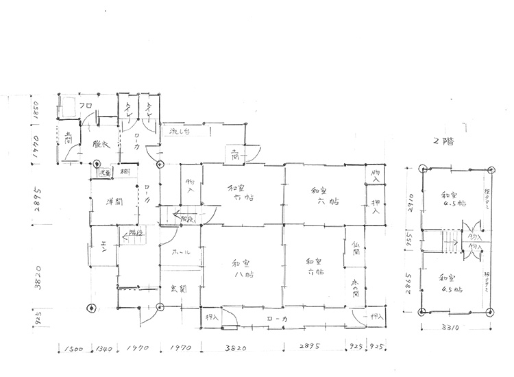 Floor plan for Wood house in Shimane