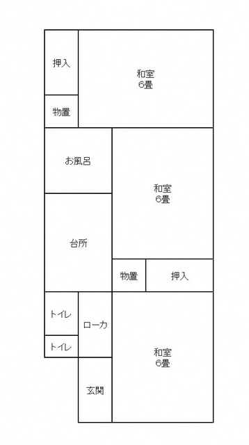 Floor plan for Empty home in Japan