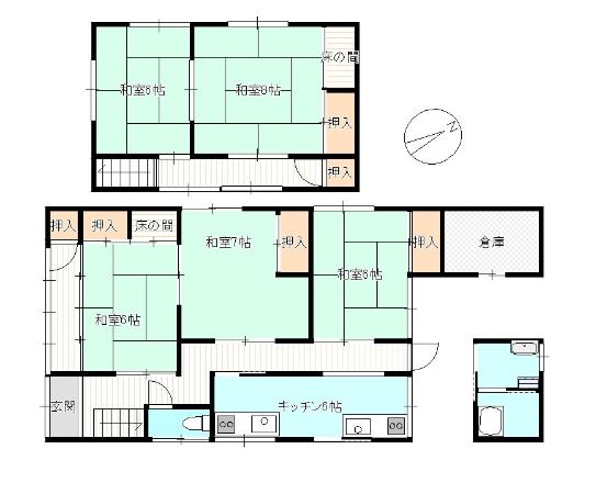 Floor plan for Empty home in Japan