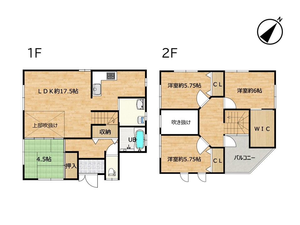 Floor plan for 2010s wood house in Omiya, Kyotango