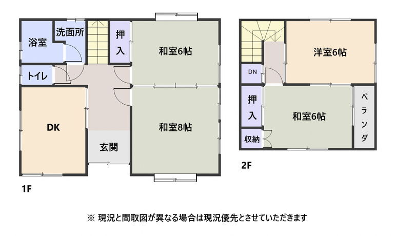 Floor plan for 1970s wood house in Aomori