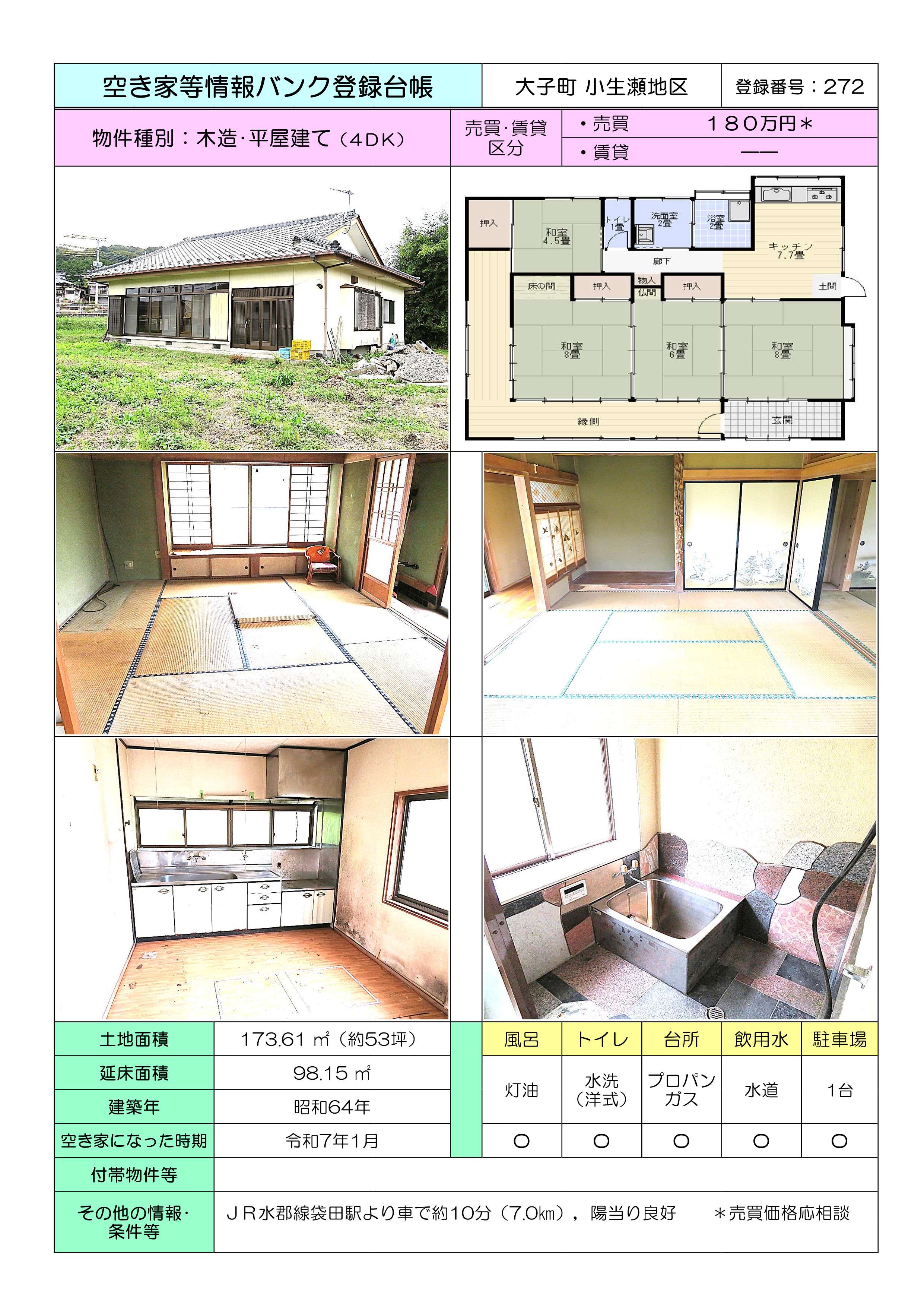 Empty home in Japan