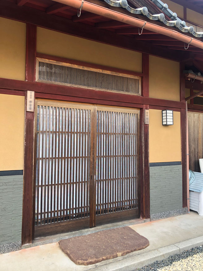 1980s wood house with outbuildings in Miyama, Nantan