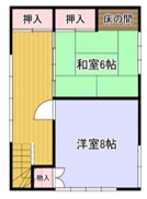 Floor plan for 1970s wood house in Niigata