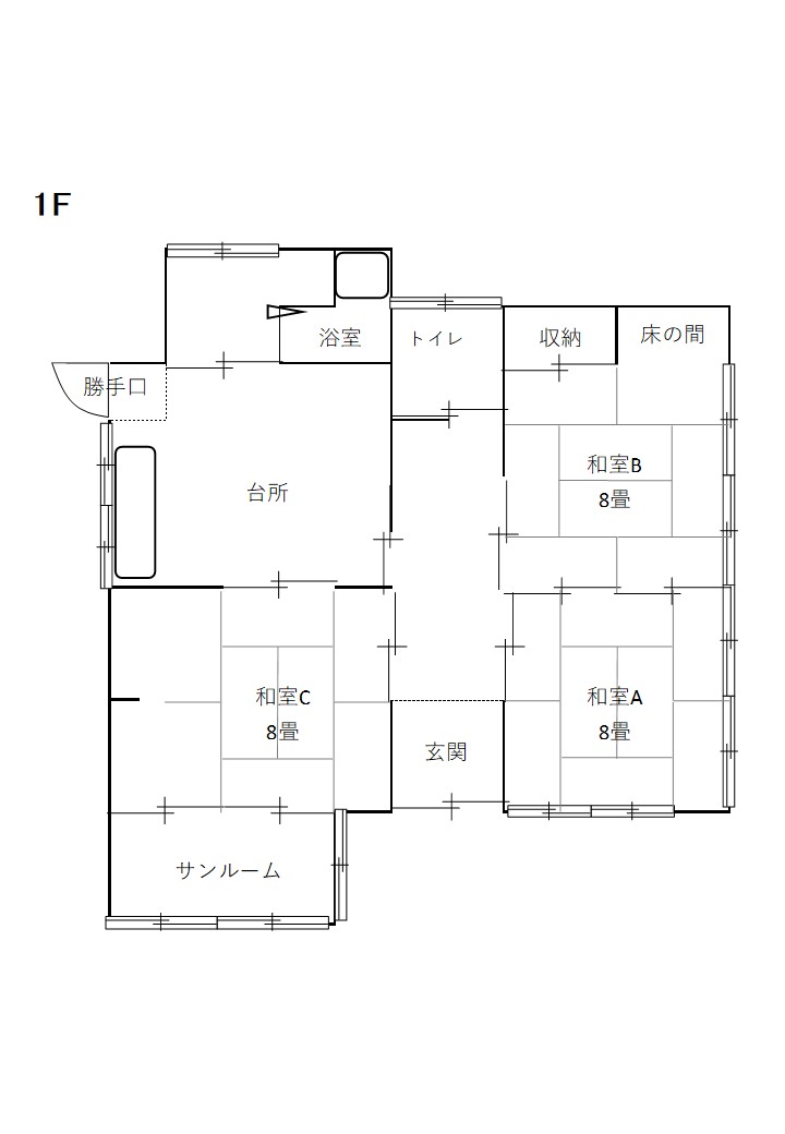 Floor plan for Empty home in Japan