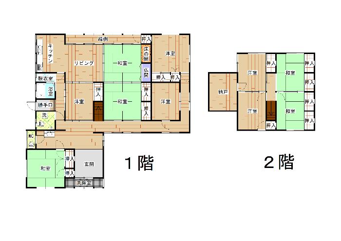 Floor plan for Empty home in Japan